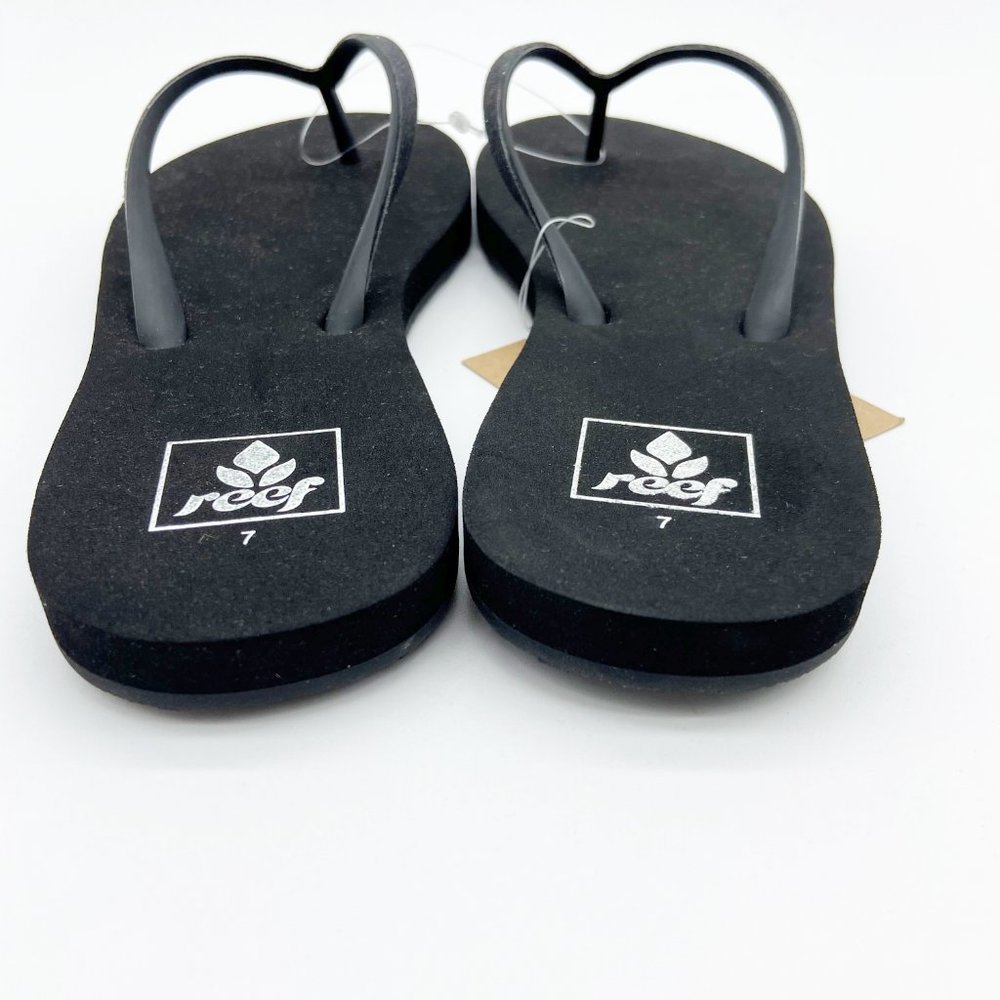 Reef Womens Black Stargazer Flip Flop Sandals Size 5, 10, 11 - Picture 6 of 10